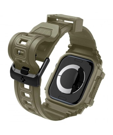 Spigen Rugged Armor ”Pro” Strap for Apple Watch 10 (46MM) - Green