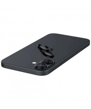 Spigen Optik GLAS.TR Camera Protector 2-PACK for iPhone 16 / 16 PLUS - Black