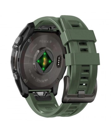 Tech-Protect Silicone Strap for Garmin Fenix 5S / 5S PLUS / 6S / 6S Pro / 7S / 8 (43MM) - Green