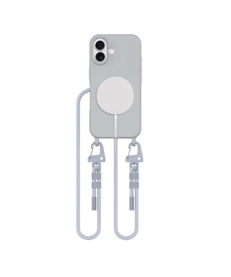 Tech-Protect MagNecklace MagSafe iPhone 16 Case - Gray