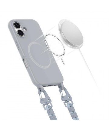 Tech-Protect MagNecklace MagSafe iPhone 16 Case - Gray