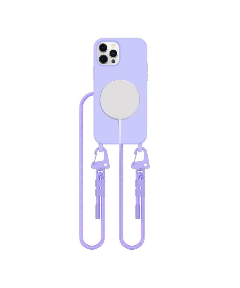Tech-Protect MagNecklace MagSafe Case for iPhone 12 / 12 Pro - Lavender