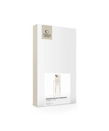 Tech-Protect MagNecklace MagSafe iPhone 15 Case - Beige