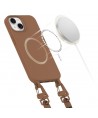 Tech-Protect MagNecklace MagSafe iPhone 15 Case - Brown