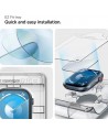 Spigen Elite Shield ”EZ FIT” Hybrid Glass 2-PACK for Apple Watch 10 (42MM) - Clear