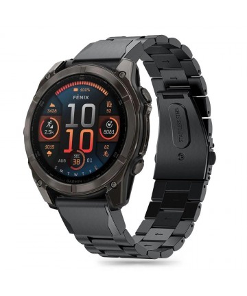 Tech-Protect Stainless Garmin Fenix 5X / 5X PLUS / 6X / 6X Pro / 7X / 8 Strap (51 MM) - Black