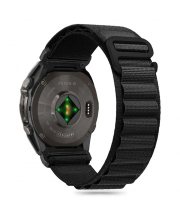 Tech-Protect Nylon Pro Strap Garmin Fenix 5 / 6 / 6 Pro / 7 / 8 (47MM) - Black