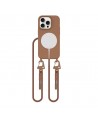 Tech-Protect MagNecklace MagSafe iPhone 15 Pro Case - Brown