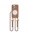 Tech-Protect MagNecklace MagSafe Case for iPhone 12 / 12 Pro - Brown