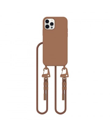 Tech-Protect MagNecklace MagSafe Case for iPhone 12 / 12 Pro - Brown