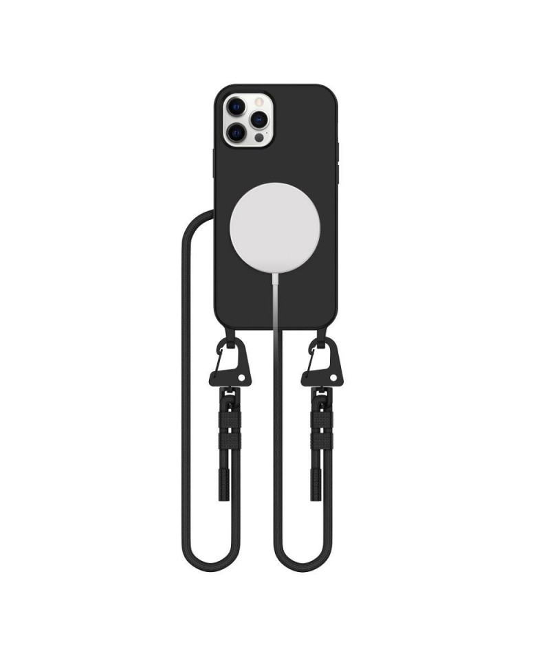 Tech-Protect MagNecklace MagSafe Case for iPhone 12 / 12 Pro - Black