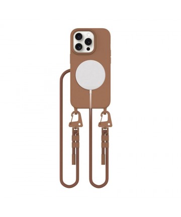 Tech-Protect MagNecklace MagSafe iPhone 14 Pro Case - Brown