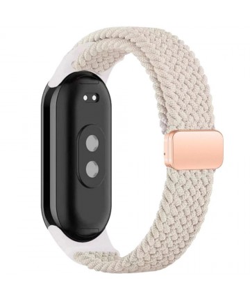 Tech-Protect NylonMag Strap for Xiaomi Smart Band 8 / 9 / NFC - Beige