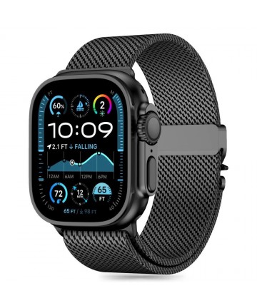 Tech-Protect Milano Strap for Apple Watch 6 / 7 / 8 / 9 / 10 / SE / Ultra 1 / 2 (44 / 45 / 46 / 49 MM) - Black