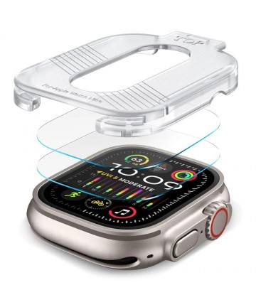 Tech-Protect Supreme Tempered Glass SET 2-PACK for Apple Watch Ultra 1/2 (49MM) - Clear