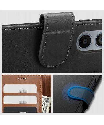 Tech-Protect Wallet Case for Xiaomi Redmi 14C - Black