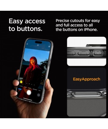 Spigen Ultra Hybrid Mag Case with MagSafe for iPhone 16 Pro - Clear