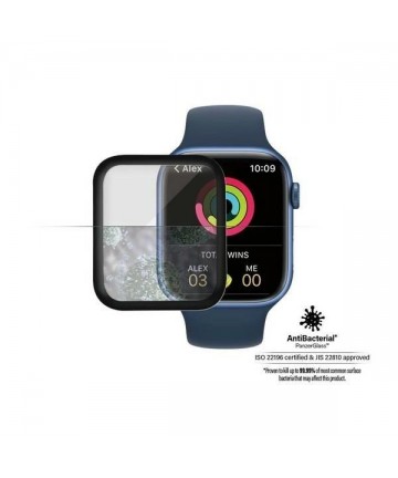 PanzerGlass Curved Tempered Glass for Apple Watch 7 45mm - Black