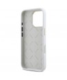 Guess Silicone Logo Strass 4G Case for iPhone 16 Pro - White