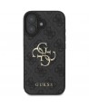 Guess 4G Big Logo iPhone 16 Plus Case - Black