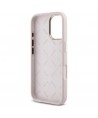 Guess Silicone Logo Strass 4G case for iPhone 16 - light pink
