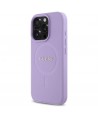 Guess Saffiano MagSafe case for iPhone 16 Pro - purple