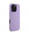 Guess Saffiano MagSafe case for iPhone 16 Pro - purple