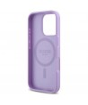 Guess Saffiano MagSafe case for iPhone 16 Pro - purple