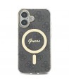 Guess IML 4G MagSafe Case for iPhone 16 Plus - Black