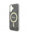 Guess IML 4G MagSafe Case for iPhone 16 Plus - Black