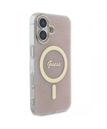 Guess IML 4G MagSafe iPhone 16 Plus Case - Pink
