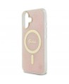 Guess IML 4G MagSafe iPhone 16 Plus Case - Pink