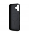 Guess 4G Printed Stripes MagSafe case for iPhone 16 - black