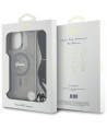 Guess Crossbody Cord Script MagSafe Case for iPhone 16 Pro Max - Black