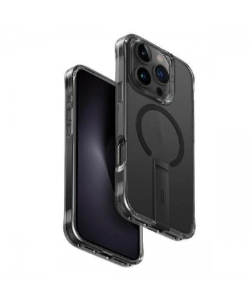Uniq Eleva with Vertica Stand for iPhone 16 Pro - Black