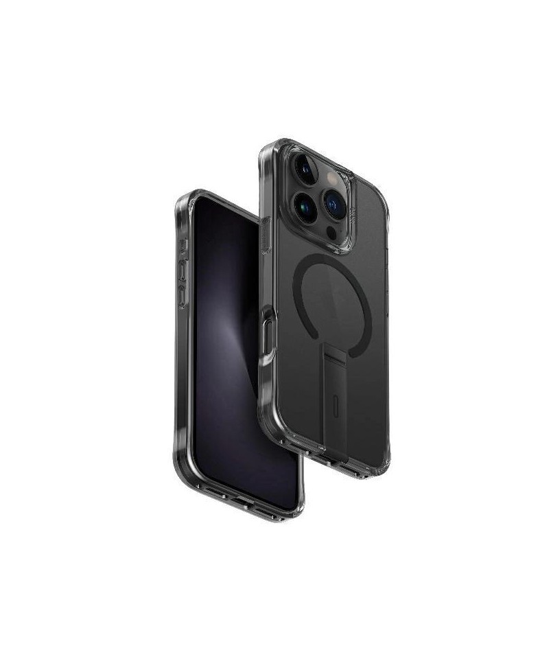 Uniq Eleva with Vertica Stand for iPhone 16 Pro - Black