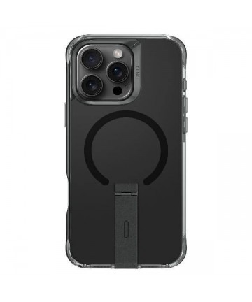 Uniq Eleva with Vertica Stand for iPhone 16 Pro - Black