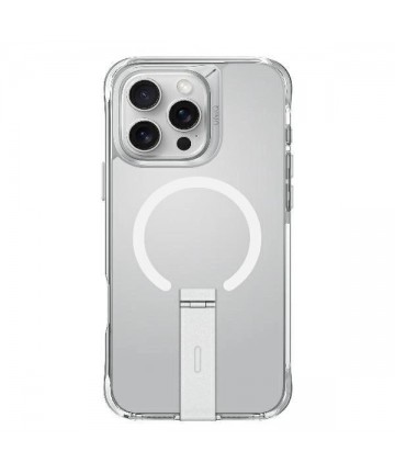 Uniq Eleva with Vertica Stand Case for iPhone 16 Pro - Transparent
