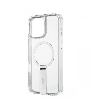 Uniq Eleva with Vertica Stand Case for iPhone 16 Pro - Transparent