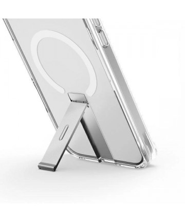 Uniq Eleva with Vertica Stand Case for iPhone 16 Pro - Transparent