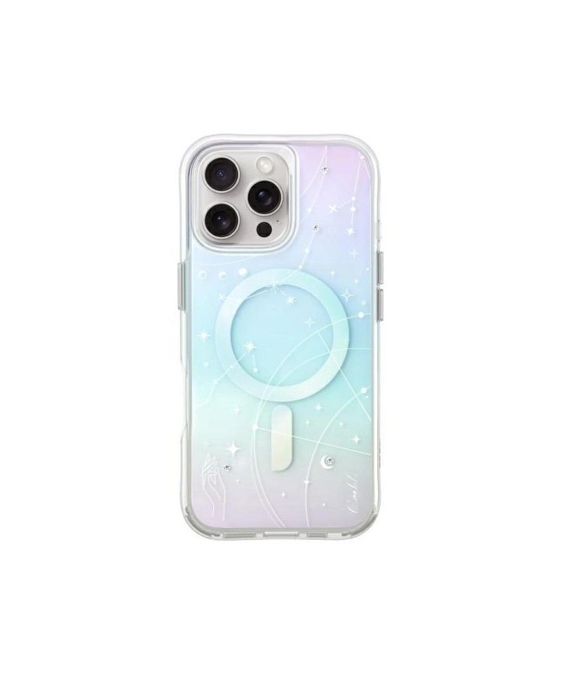 Uniq Coehl Celest Magnetic Charging Case for iPhone 16 Pro Max - Iridescent