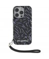 Karl Lagerfeld Zebra With Cord iPhone 16 Pro Case - Purple