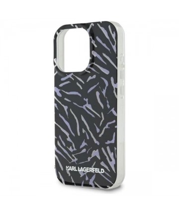 Karl Lagerfeld Zebra With Cord iPhone 16 Pro Case - Purple