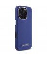 Karl Lagerfeld FW Metal Plate MagSafe iPhone 16 Pro Case - Blue