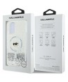 Karl Lagerfeld Liquid Glitter Karl Head Magsafe iPhone 16 Case - Clear