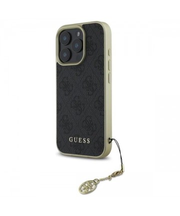 Guess 4G Charms Collection case for iPhone 16 Pro - black