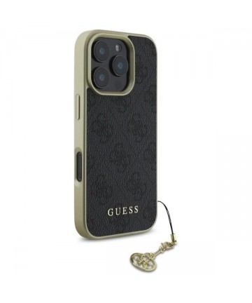 Guess 4G Charms Collection case for iPhone 16 Pro - black