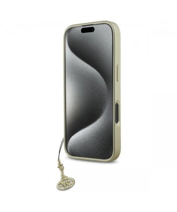 Guess 4G Charms Collection case for iPhone 16 Pro - black