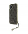 Guess 4G Charms Collection iPhone 16 Plus Case - Brown