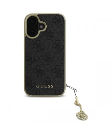 Guess 4G Charms Collection case for iPhone 16 Plus - black